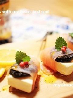 プルーンとクリームチーズの生ハム焼き-レシピのメイン写真