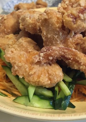 シンプルな醤油味!鶏ムネの唐揚げ-レシピのメイン写真
