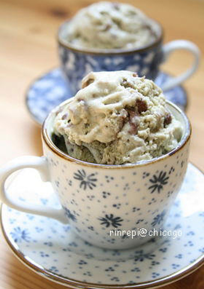 あずきと抹茶のアイスクリーム-レシピのメイン写真
