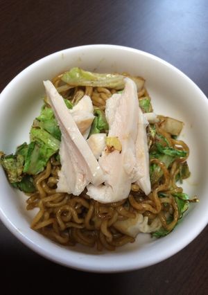 サラダチキン入り☆焼きそば-レシピのメイン写真