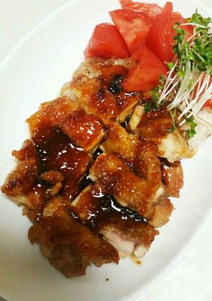氷酢玉ねぎで ウマウマ鶏肉の照り焼き-レシピのメイン写真