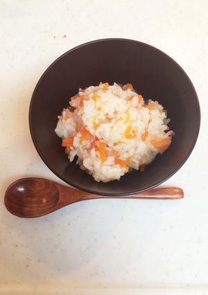人参と大根の味噌風味お粥-レシピのメイン写真