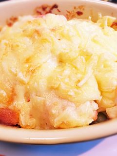 簡単!はんぺんの明太チーズ焼き-レシピのメイン写真