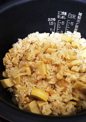 具だくさん！しっかり味のタケノコご飯♬-レシピのメイン写真