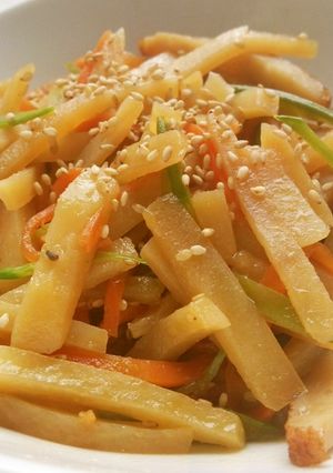 じゃがいものきんぴら【柏市学校給食】-レシピのメイン写真