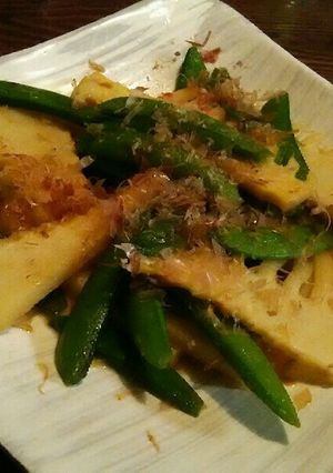 スナップえんどうとタケノコの炒め物-レシピのメイン写真