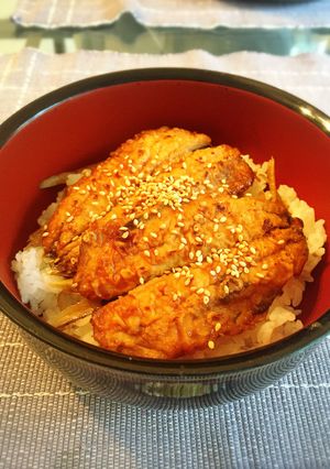 簡単・美味しい　イワシの蒲焼き丼-レシピのメイン写真
