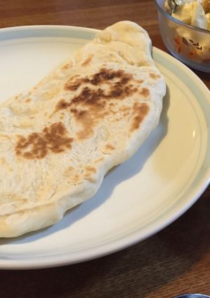 HBにお任せ！フライパンで焼くだけのナン-レシピのメイン写真