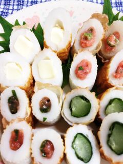 我が家のおつまみ♪簡単 ちくわ4種詰め-レシピのメイン写真