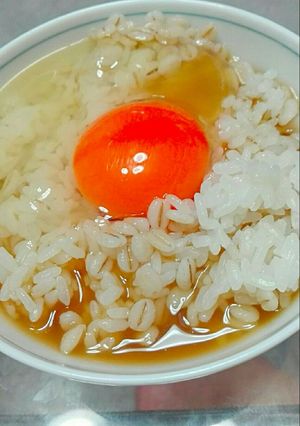 簡単！蕎麦湯でTKG ！卵かけご飯！-レシピのメイン写真