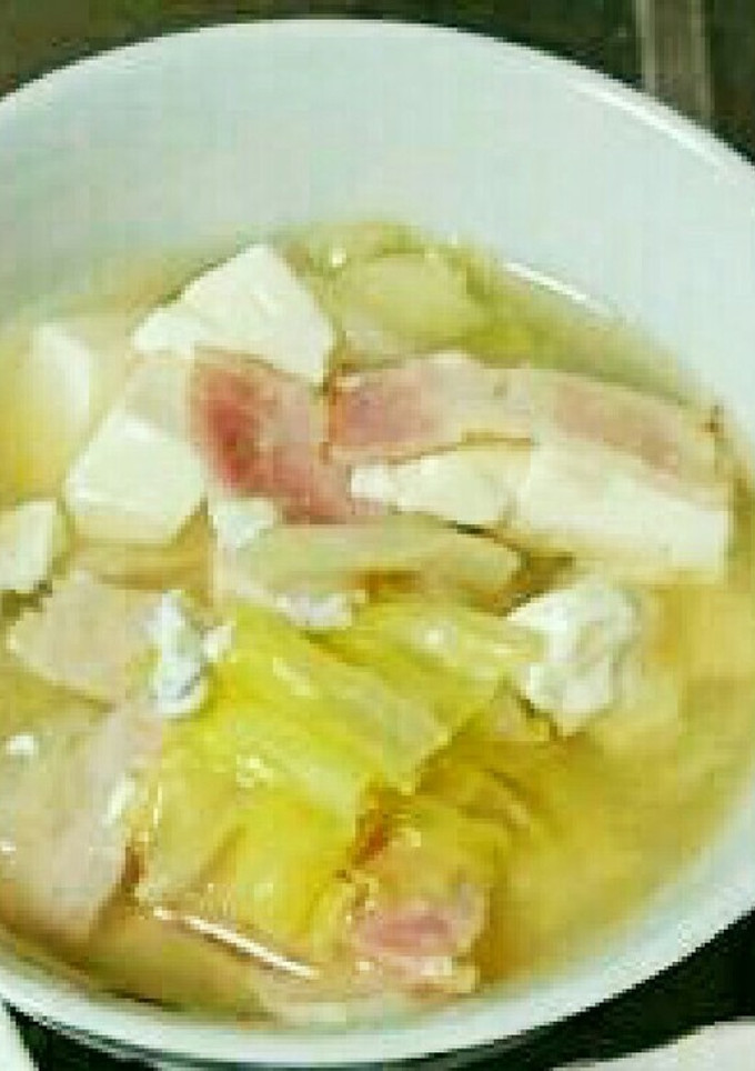 卵とキャベツの中華風スープ-レシピのメイン写真