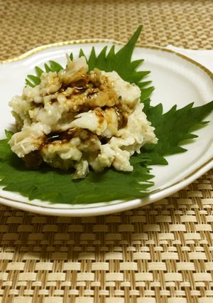 超簡単美味♪サラダチキンのわさび漬け和え-レシピのメイン写真