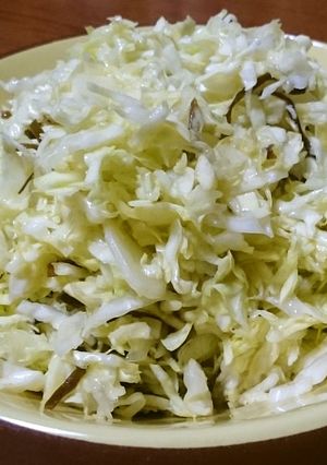 キャベツの塩昆布サラダ レモン風味-レシピのメイン写真