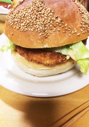 手作りしよう！エビバーガー！！-レシピのメイン写真