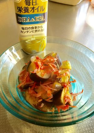 ナスと干しエビの栄養オイル和え-レシピのメイン写真