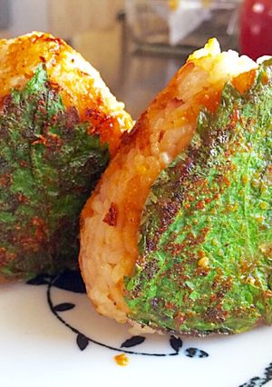 大葉で絶品＊味噌焼きおにぎり＊-レシピのメイン写真