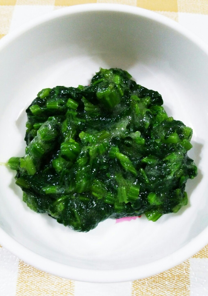 【嚥下＊介護食】ほうれん草のぽん酢和え-レシピのメイン写真