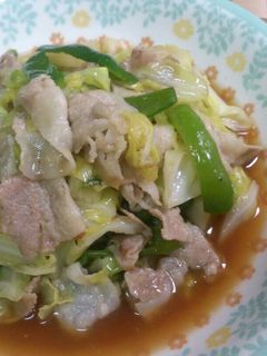 豚バラ・キャベツ・ピーマンの肉野菜炒め-レシピのメイン写真