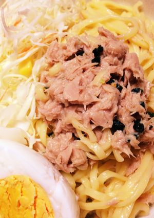 わかめスープの素で＊簡単サラダラーメン-レシピのメイン写真