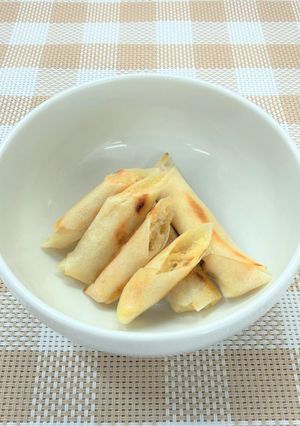 【離乳食後期～】さつまいもの春巻き-レシピのメイン写真