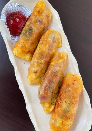 ウインナーのチーたま巻き-レシピのメイン写真