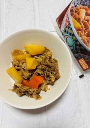 吉野家の牛丼ベースの肉じゃが-レシピのメイン写真