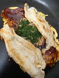 一人暮らし向けお好み焼き-レシピのメイン写真