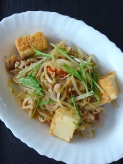 豚肉と厚揚げの甘辛炒め♪-レシピのメイン写真