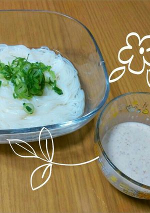 そうめんに合う！簡単『胡麻ダレつゆ』♪-レシピのメイン写真