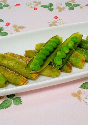 超簡単！えんどう豆のトースター焼き-レシピのメイン写真