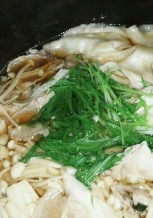 えのきと餃子のスープ-レシピのメイン写真