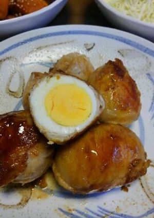 デカ肉玉(NHKあさイチ解決!ゴハン)-レシピのメイン写真