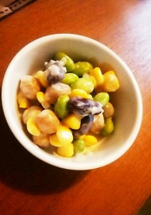 お豆とコーンのサラダ-レシピのメイン写真