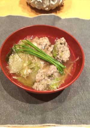 ☆いわしと野菜のつみれ汁-レシピのメイン写真
