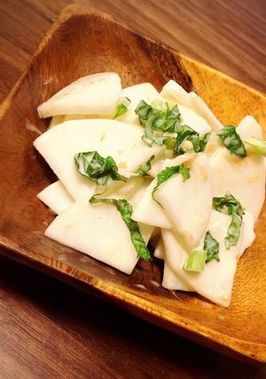 材料3つ✨超簡単カブの梅マヨサラダ✨-レシピのメイン写真