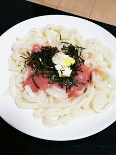 たらこうどん-レシピのメイン写真