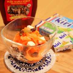 รูปของ にんじんとクリームチーズのリボンラペ