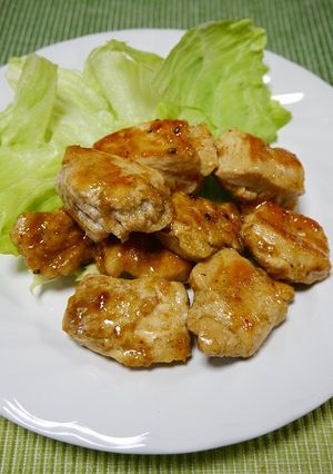 簡単！ムネ肉の七味醬油炒め(糖質制限)-レシピのメイン写真