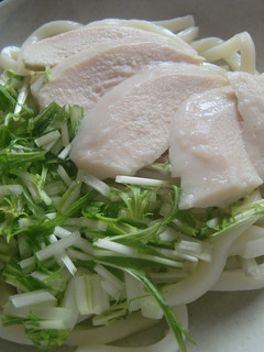 水菜のサラダうどん-レシピのメイン写真