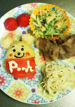 Disneyプー☆ｲｰｽﾀｰキャラ弁にも-レシピのメイン写真