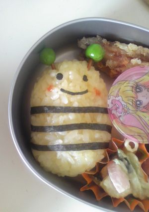 年少◆お弁当(ミツバチ)-レシピのメイン写真