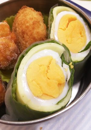 お弁当のおかず＊可愛いスティックゆで卵-レシピのメイン写真