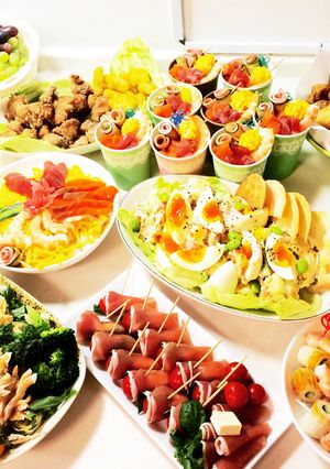 パーティー こども カップ寿司 おつまみ-レシピのメイン写真