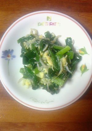 簡単☆ニラ玉 ちりめんじゃこで玉子味付け-レシピのメイン写真