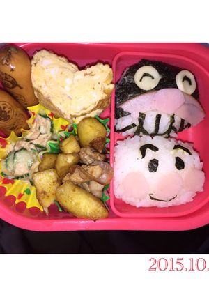 2歳児お弁当★アンパンマンとバイキンマン-レシピのメイン写真