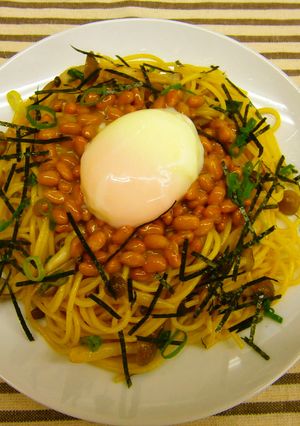 納豆パスタ-レシピのメイン写真