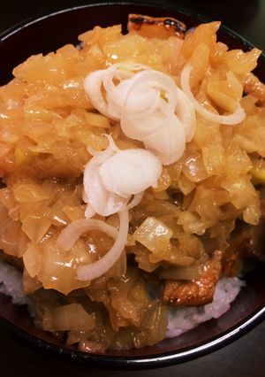 やわらかい！豚肉のシャリアピンステーキ丼-レシピのメイン写真