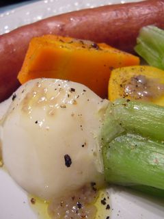 蒸し野菜☆アンチョビレモンソースで-レシピのメイン写真