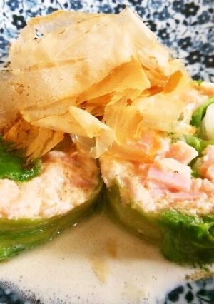 ◇ツナハムのロールレタス◇-レシピのメイン写真