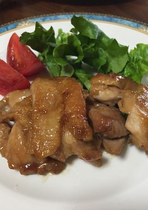 クリーミーマヨ照り焼きチキン！ご飯？パン-レシピのメイン写真